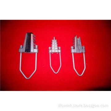 Electric Power Fittings Wedge Type Clamp , High Strength In